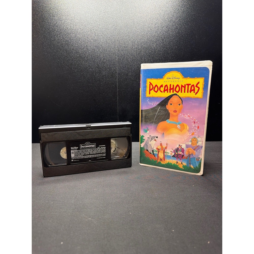 Disney Pocahontas Masterpiece Collection VHS Tape Clamshell Tested Works